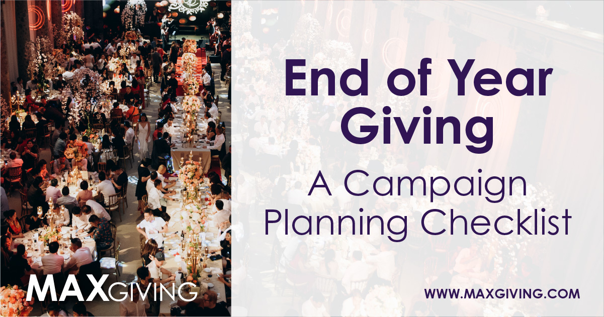 End of Year Giving: A Campaign Planning Checklist